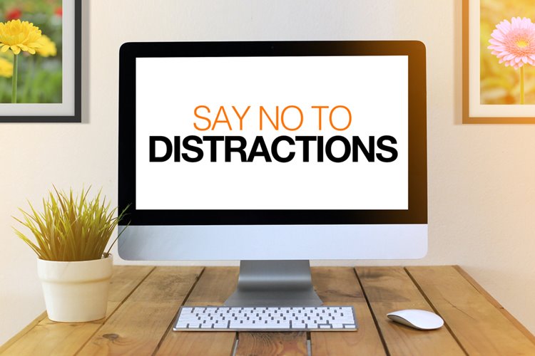 no distractions concept