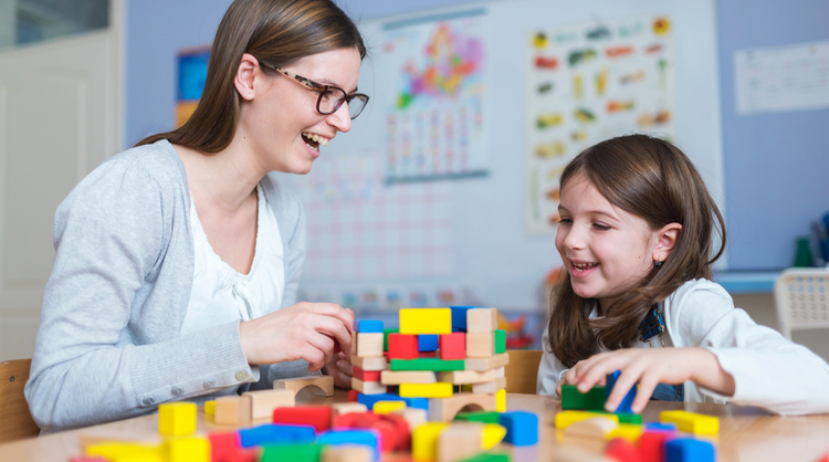 child care worker at home