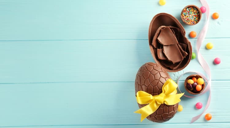 easter chocolate concept