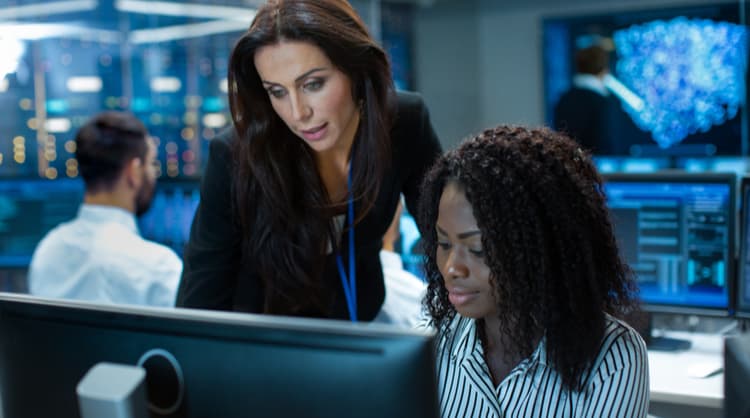 woman security professionals at work